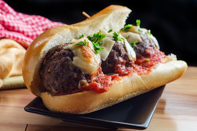 Meatball sandwich