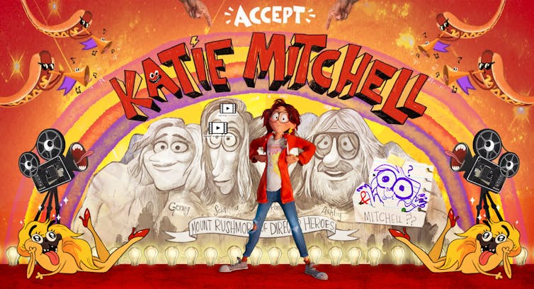 Production still reads 'Accept Katie Mitchell'