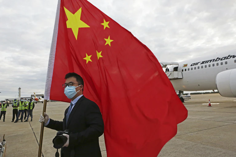 Chinese embassy official in Zimbabwe.