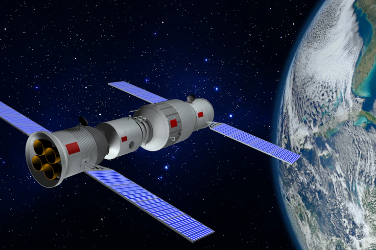 Artist's impression of Tiangong,