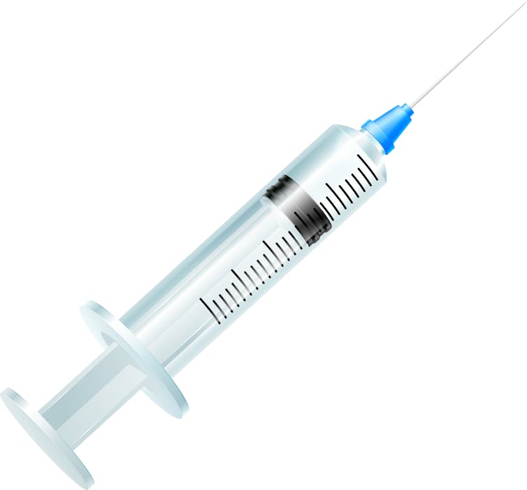 A syringe emoji