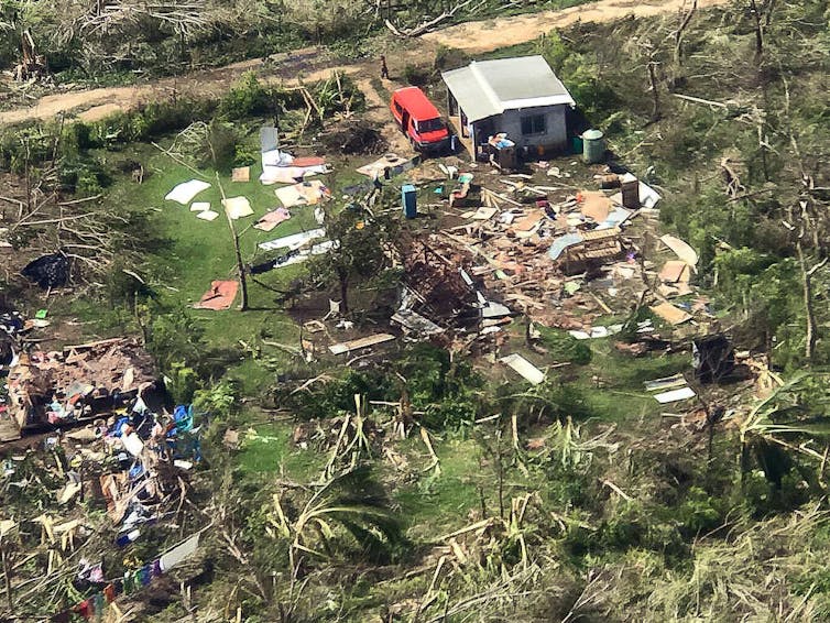 Vanuatu is still rebuilding after last year's cyclone.