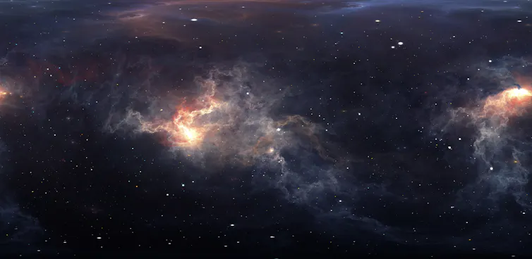 The dust of interstellar space.