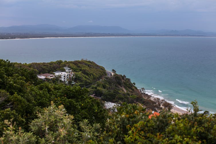 houses by the coast