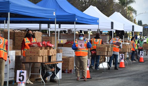 Why more public libraries are doubling as food distribution hubs