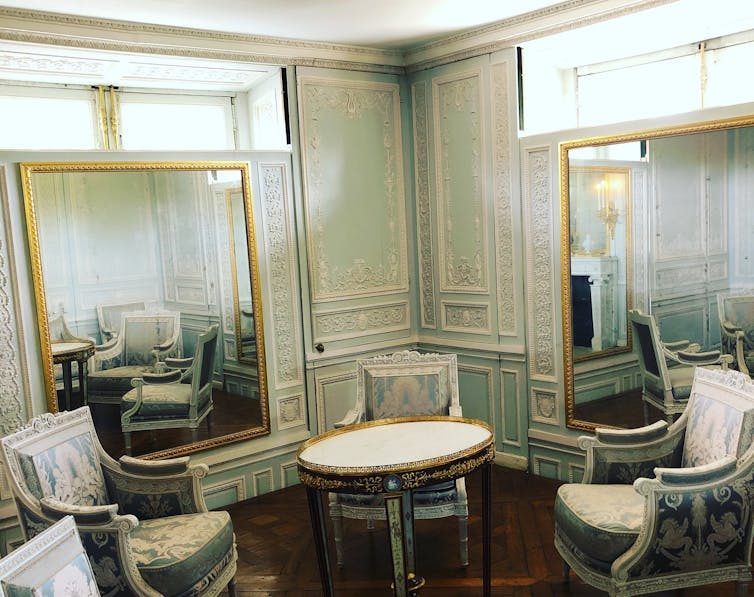 ornate french boudoir