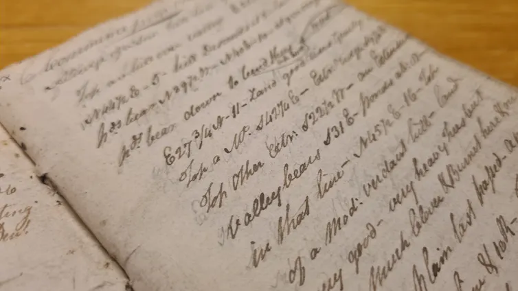 Page of handwritten text