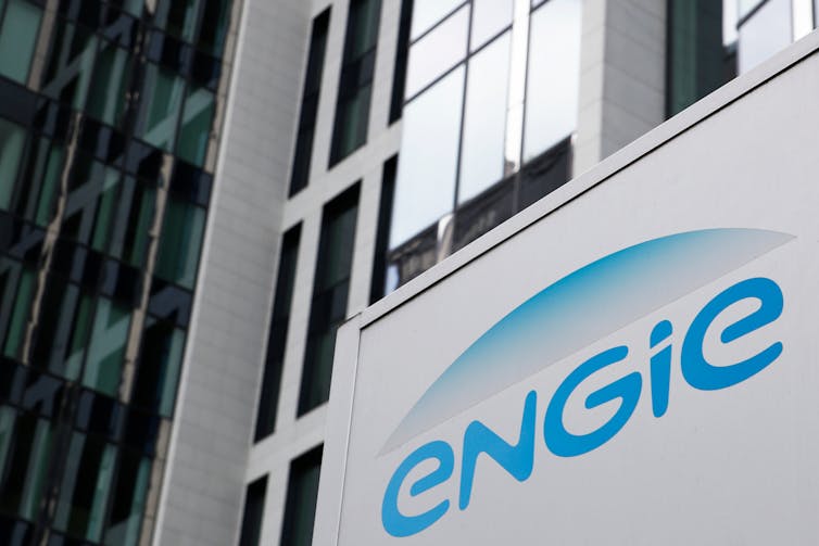 Engie logo on building