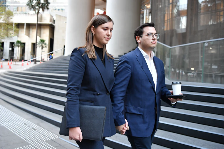 Brittany Higgins & David Shiraz