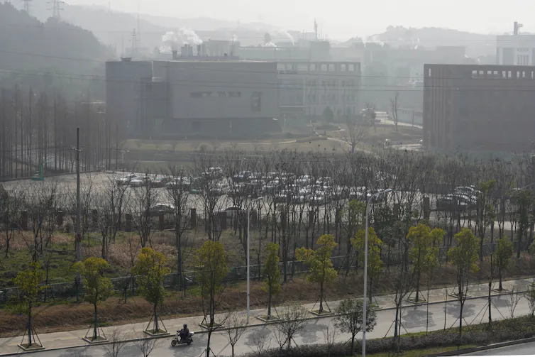 A view of the BSL-4 laboratory inside the Wuhan Institute of Virology in China's Hubei province