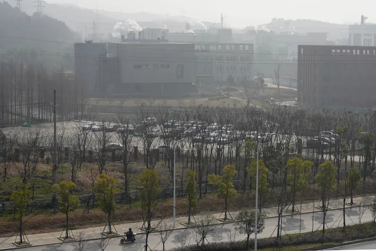 A view of the BSL-4 laboratory inside the Wuhan Institute of Virology in China's Hubei province