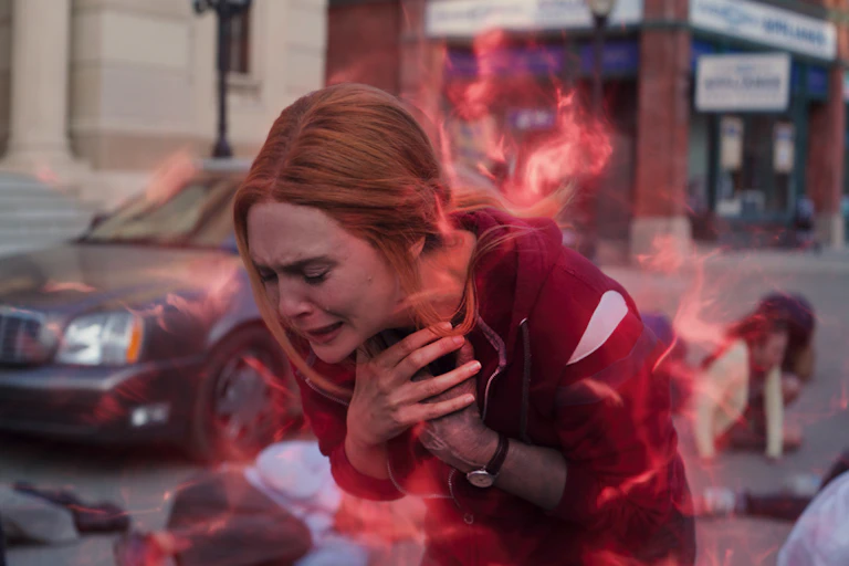 Elizabeth Olson as Wanda Maximoff in 'WandaVision'