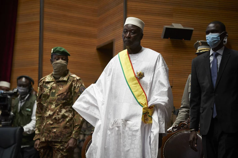 President N'Daw and Vice-President Goïta