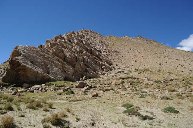 Quarry at Su-re site at the Tibetan Plateau
