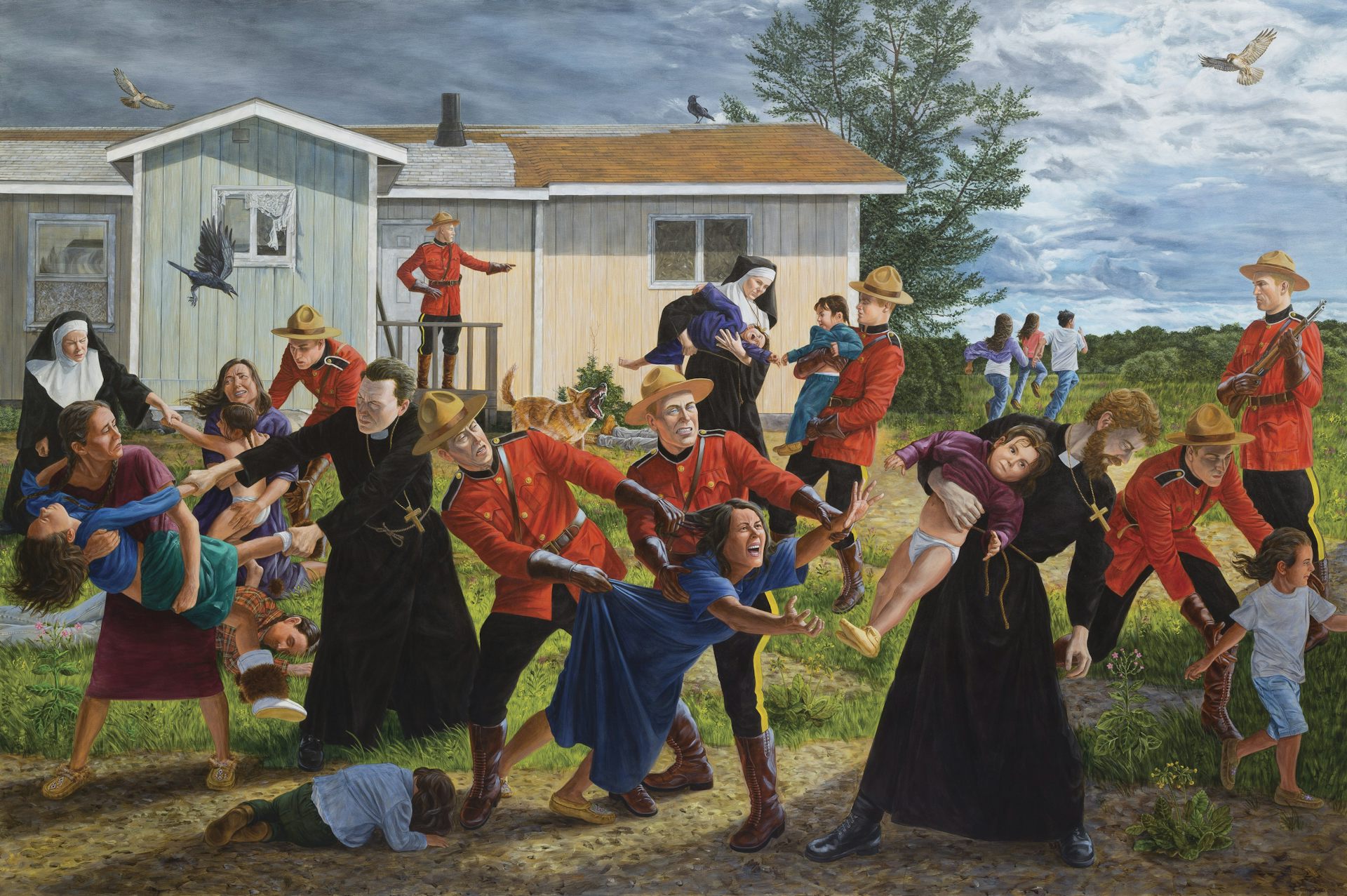 L'histoire du Canada revue et corrigée par l'artiste autochtone Kent Monkman