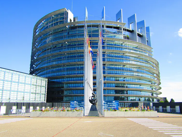 The European Parliament in Strasbourg