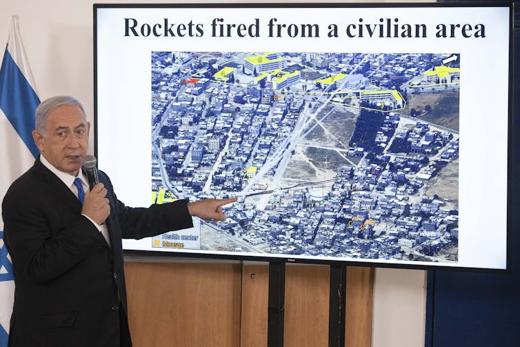 Netanyahu briefs ambassadors on the recent Gaza conflict.