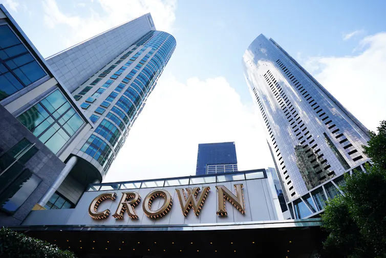 The Crown Melbourne casino is Australia's biggest casino, and one of the biggest in the world.