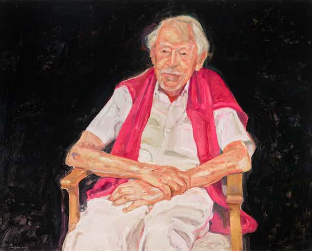 painting of older man