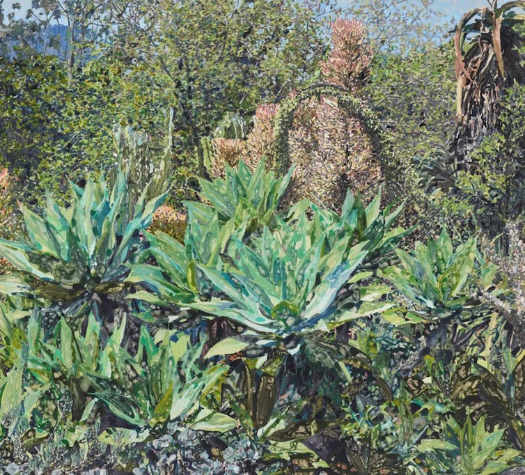 painting of plants