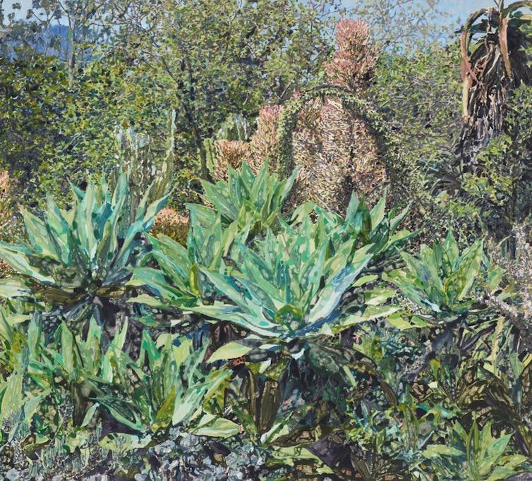 painting of plants