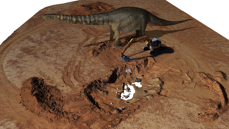 Introducing Australotitan: Australia's largest dinosaur yet spanned the