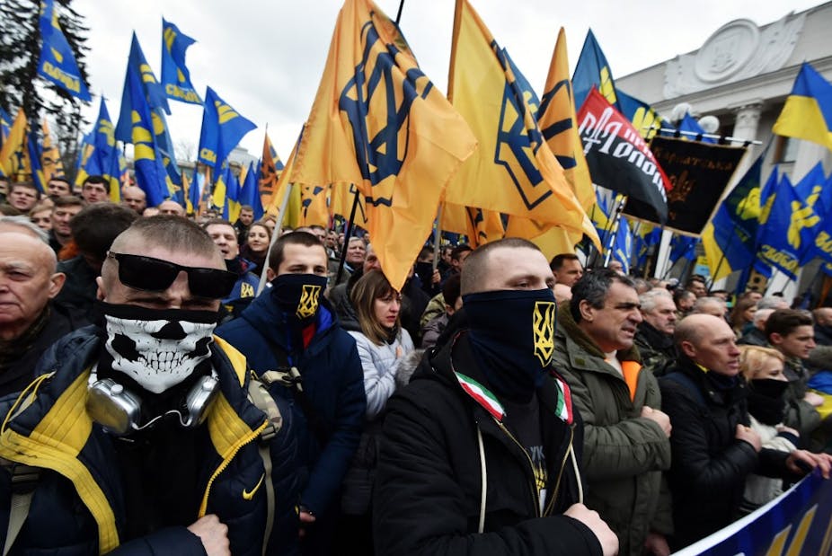 Manifestation d'extrême droite en Ukraine