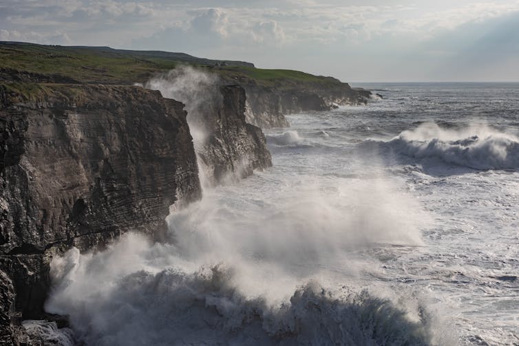 Climate change is making ocean waves more powerful, threatening to erode many coastlines