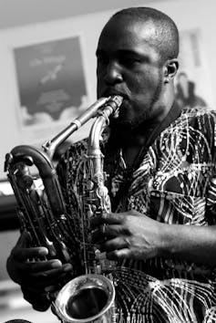 Saxophone player Tony Kofi