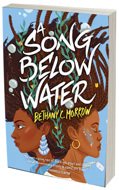 The cover art for the book 'A Song Below Water'.
