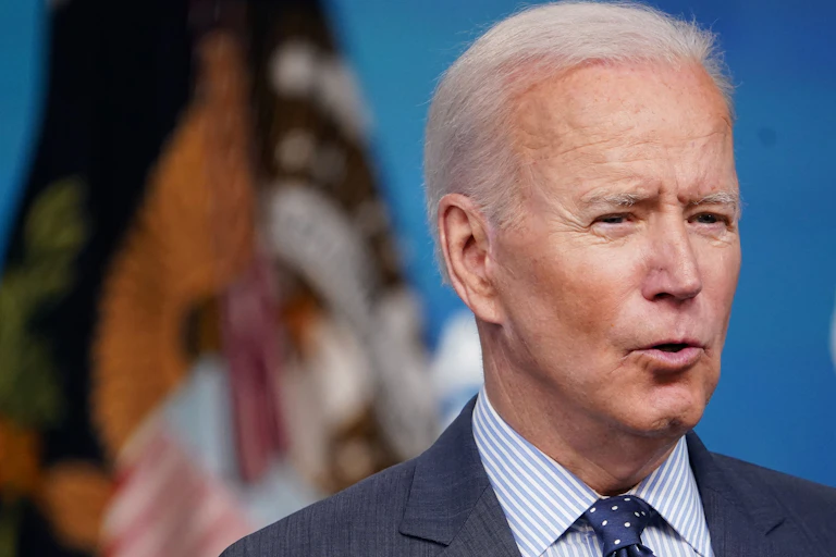 President Joe Biden, from the shoulders up