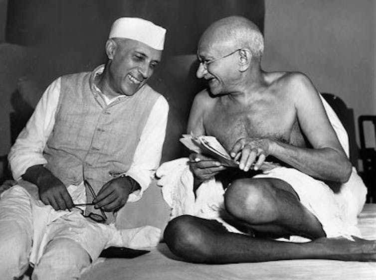 Jawaharlal Nehru's vision for a just and equitable post-colonial world, with India leading the way