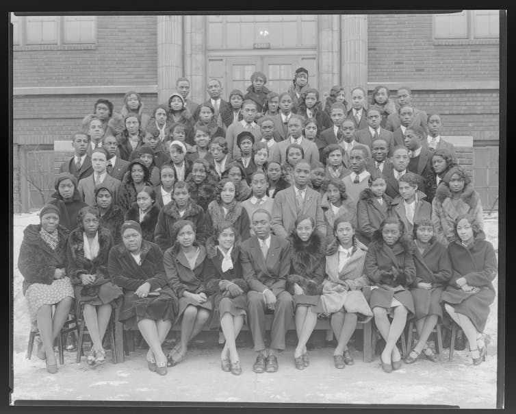 High school class photo from 1931
