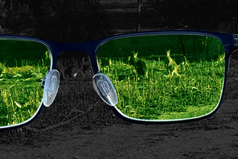 Real Invisible Glass Seeing the invisible: tiny crystal films could make night vision an ...