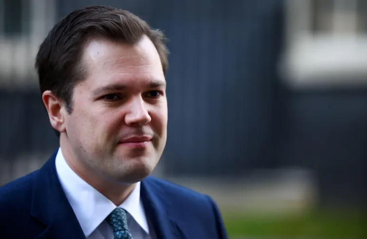 Robert Jenrick,secretary of state for housing, communities and local government, outside Downing Street.