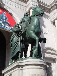 The statue of Theodore Roosevelt in New York