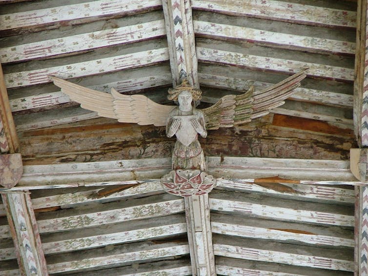wooden angel