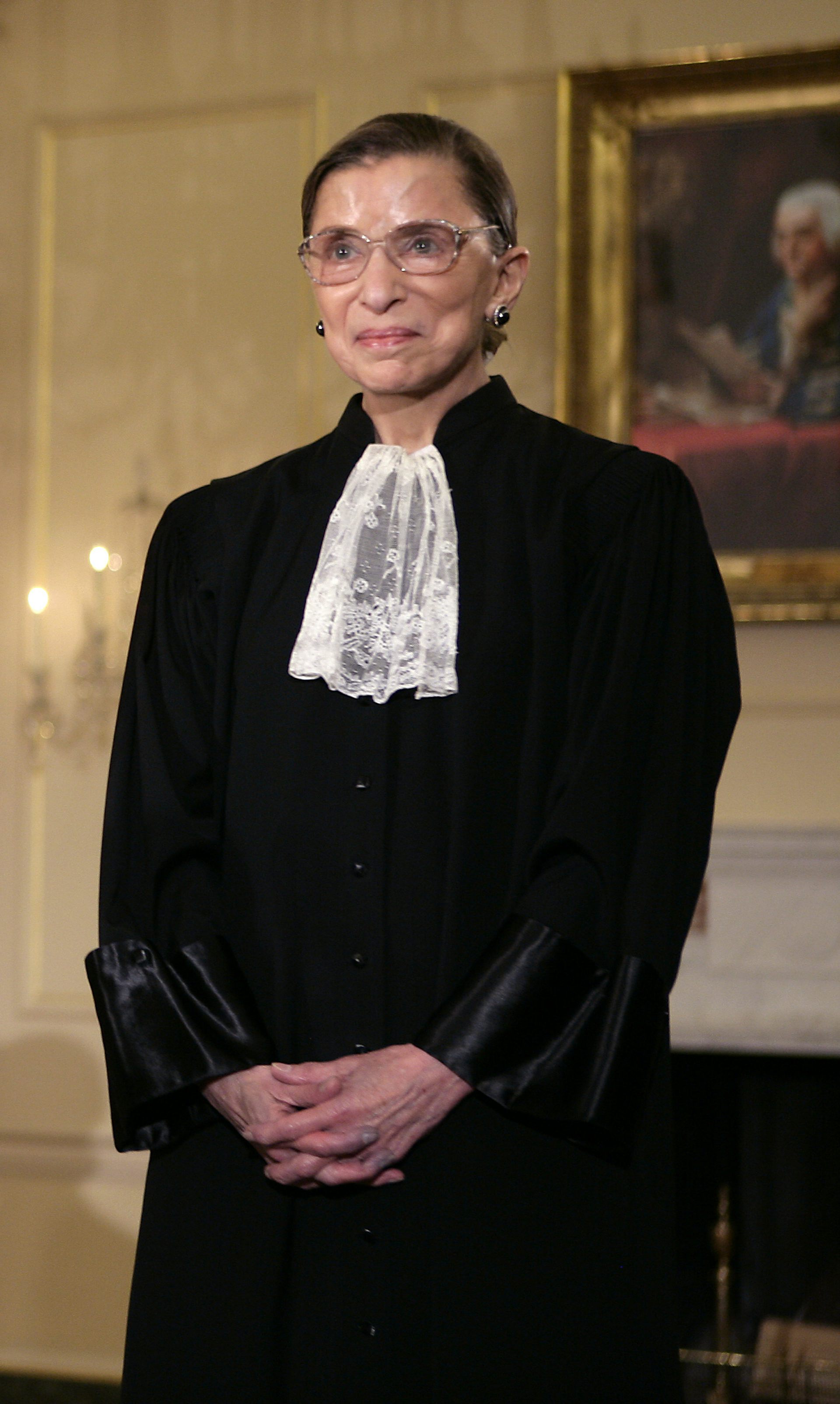 Supreme Court Justice Ruth Bader Ginsburg in 2005.