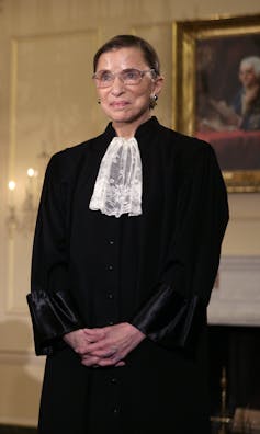 A juíza da Suprema Corte Ruth Bader Ginsburg em 2005.