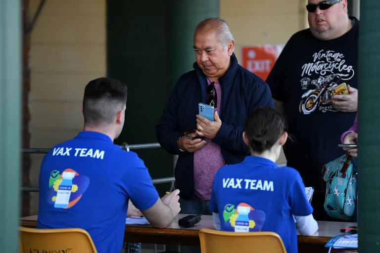 A QLD vaccination centre