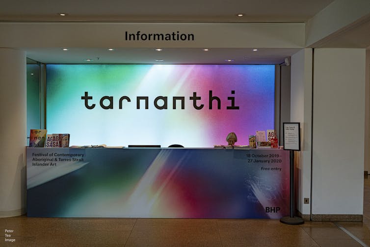 Tarnanthi information booth