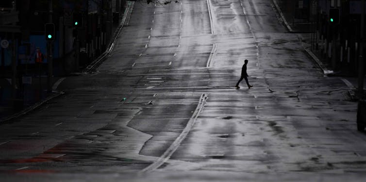 Bridge Street in central Sydney, June 29 2021.