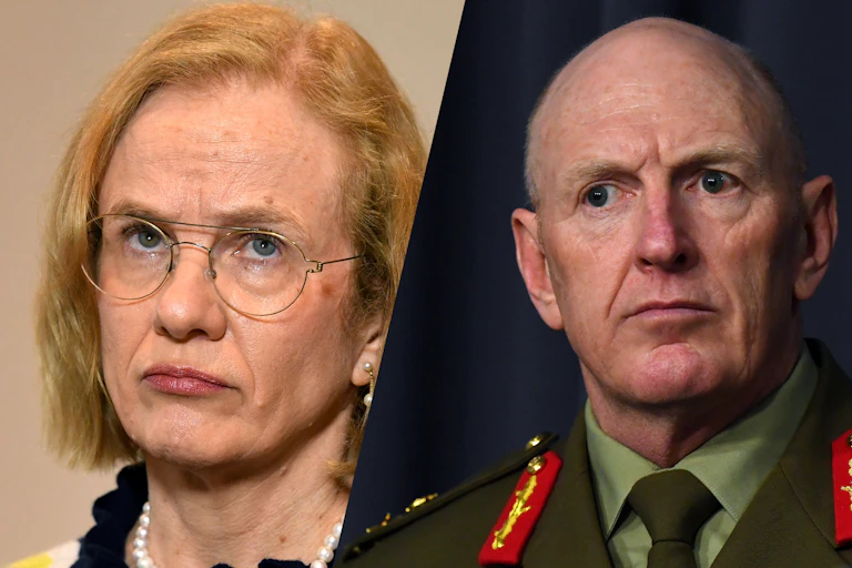 Jeannette Young, General Frewen, and Brendan Murphy