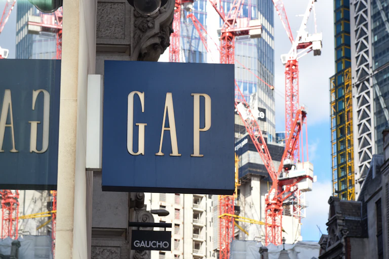 Gap store signage.