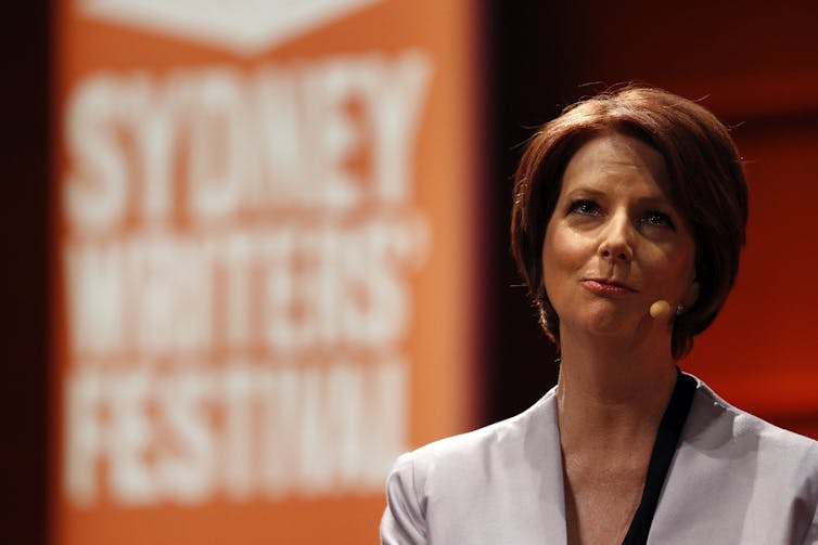Former prime minister Julia Gillard at the Sydney Writers' Festival