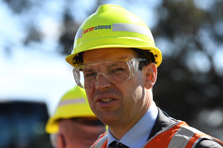 Man in hard hat