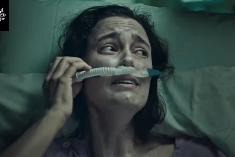 A screen shot from the Australian government's ad campaign.