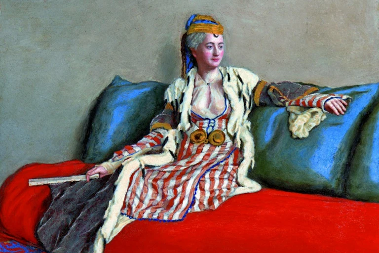 A painting of Lady Montagu.