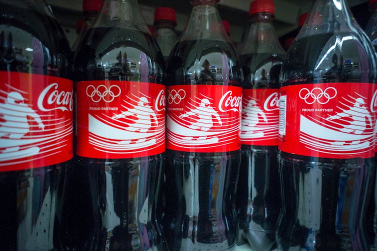 Olympics branded coca cola bottles for sale