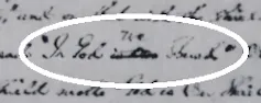 A handwritten letter in which Treasury Secretary Salmon Chase amends 'In God is our Trust' to 'In God We Trust' in an 1863 letter to James Pollock, director of the Philadelphia mint.